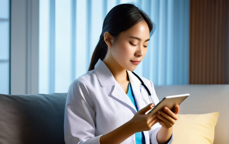 디지털 치료제의 가능성과 한계 - **Prompt 1: The Seamless Integration of Digital Therapeutics and Modern Vietnamese Life** "A vis...